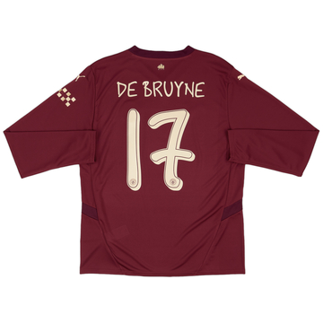 2024-25 Manchester City Third L/S Shirt De Bruyne #17