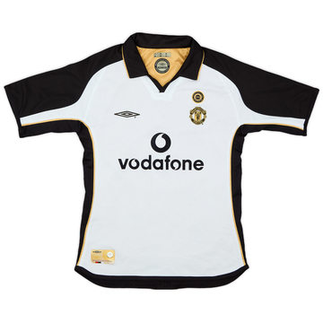 2001-02 Manchester United Centenary Away/Third Shirt - 9/10 - (S.Boys)