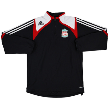 2007-08 Liverpool adidas 1/4 Zip Drill Top - 8/10 - (S)