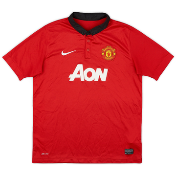 2013-14 Manchester United Home Shirt - 7/10 - (XL.Boys)