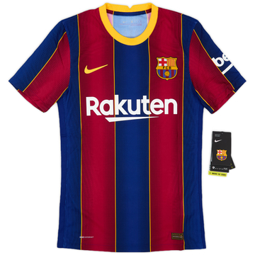 2020-21 Barcelona Authentic Home Shirt (XS)