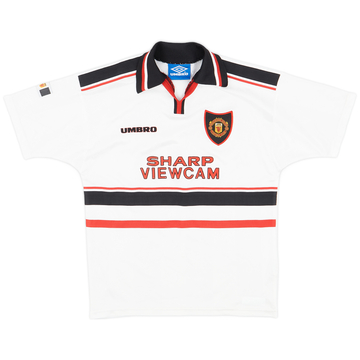 1997-99 Manchester United Away Shirt - 8/10 - (L.Boys)