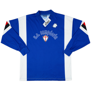 1996-97 Sampdoria Asics Training L/S Shirt - 7/10 - (L)