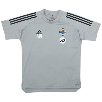 2019-20 Northern Ireland Staff Issue adidas Polo Shirt AW' - 9/10 - (M)