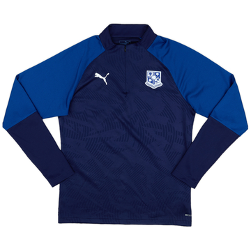 2019-20 Tranmere Rovers Puma 1/4 Zip Drill Top - 8/10 - (S)