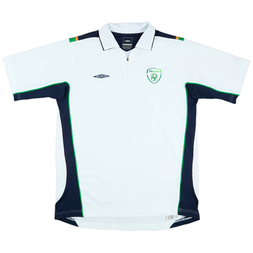 2004-06 Ireland Umbro 1/4 Zip Polo Shirt - 7/10 - (L)