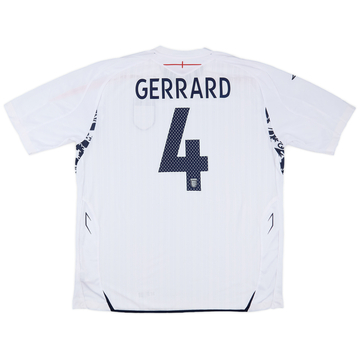 2007-09 England Home Shirt Gerrard #4 (XXL)