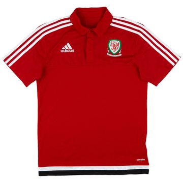 2016-17 Wales adidas Polo Shirt - 9/10 - (S)