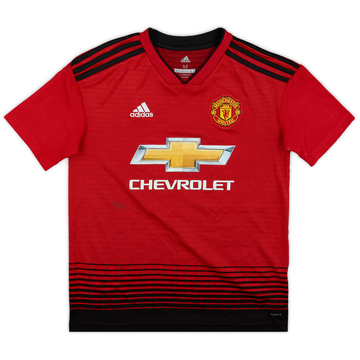 2018-19 Manchester United Home Shirt - 8/10 - (M.Boys)