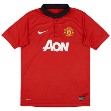 2013-14 Manchester United Home Shirt - 8/10 - (L.Boys)
