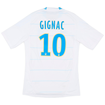 2010-11 Olympique Marseille Home Shirt Gignac #10 - 9/10 - (S)