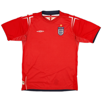 2004-06 England Away Shirt - 8/10 - (XL.Boys)