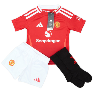2024-25 Manchester United Home Full Kit (Little Kids)