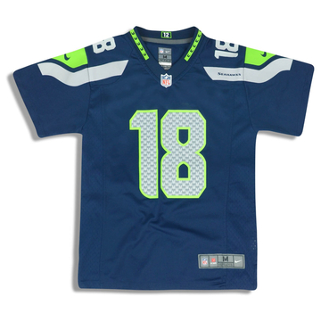 2012-13 Seattle Seahawks Rice #18 Nike Game Jersey (Home) Y