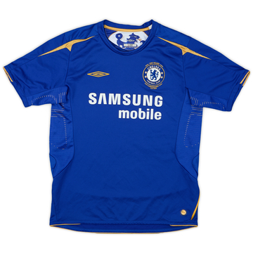 2005-06 Chelsea Centenary Home Shirt - 8/10 - (L.Boys)