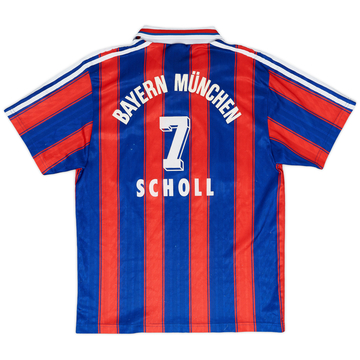 1995-97 Bayern Munich Home Shirt Scholl #7 - 5/10 - (S)