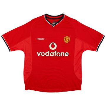 2000-02 Manchester United Home Shirt #10 - 7/10 - (XL.Boys)