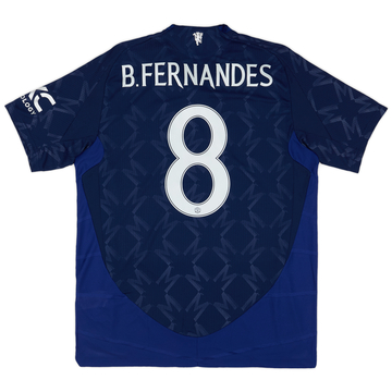 2024-25 Manchester United Authentic Away Shirt B.Fernandes #8