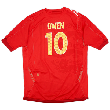 2006-08 England Away Shirt Owen #10 - 9/10 - (XL.Boys)