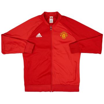 2016-17 Manchester United adidas Track Jacket - 8/10 - (XL)