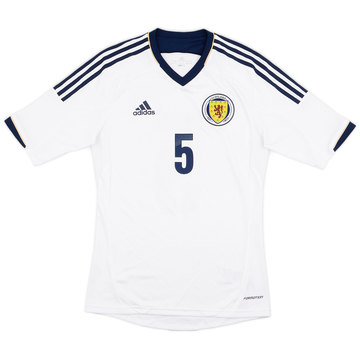 2012-14 Scotland Authentic Away Shirt #5 - 9/10 - (S)
