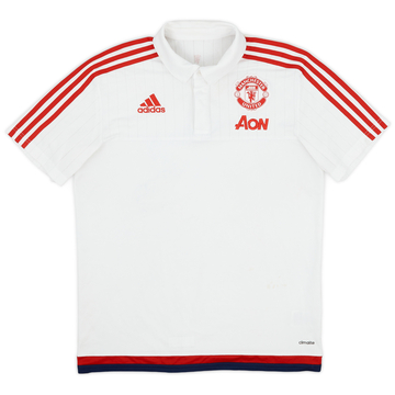 2015-16 Manchester United adidas Polo Shirt - 8/10 - (M)