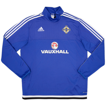 2016-17 Northern Ireland adidas 1/4 Zip Drill Top - 7/10 - (XL)