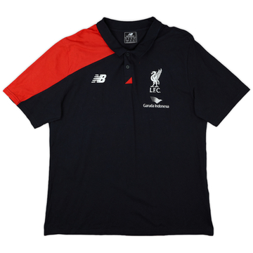 2015-16 Liverpool New Balance Polo Shirt - 8/10 - (XXL)