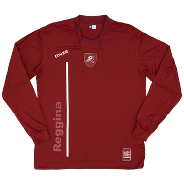 2009-10 Reggina Home L/S Shirt - 9/10 - (L)