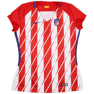 2017-18 Atletico Madrid Home Shirt - 9/10 - (Women's L)