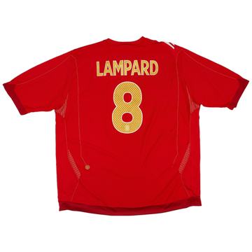 2006-08 England Away Shirt Lampard #8 - 8/10 - (XXL)