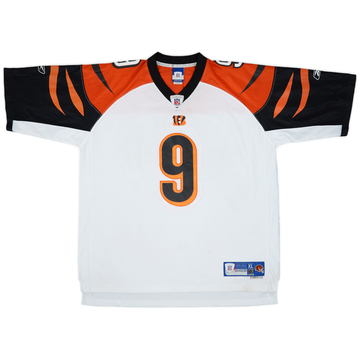 2005-06 Cincinnati Bengals Palmer #9 Reebok Premier Away Jersey - 8/10 - (XL)