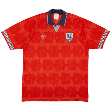 1990-93 England Away Shirt - 6/10 - (L)
