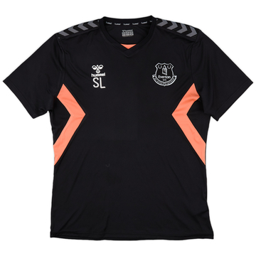 2020-21 Everton Staff Issue Hummel Training Shirt SL - 10/10 - (XL)