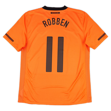 2010-11 Netherlands Home Shirt Robben #11ES
