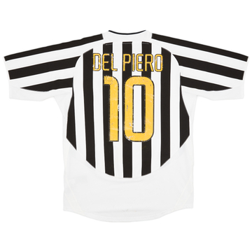 2003-04 Juventus Home Shirt Del Piero #10 - 5/10 - (L)