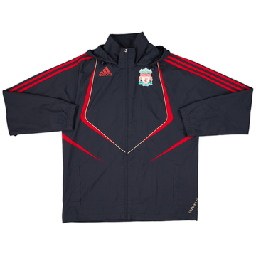 2009-10 Liverpool adidas Hooded Track Jacket - 6/10 - (M)