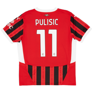 2024-25 AC Milan Home Shirt Pulisic #11