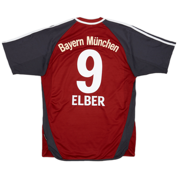 2001-02 Bayern Munich Home Shirt Elber #9 - 4/10 - (S)