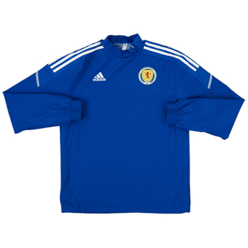 2021-22 Scotland adidas 1/4 Zip Drill Top - 9/10 - (S)