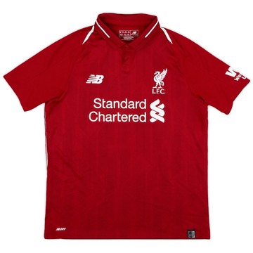 2018-19 Liverpool Home Shirt - 8/10 - (XL.Boys)