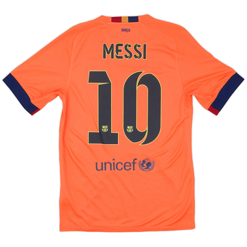 2014-15 Barcelona Away Shirt Messi #10 - 9/10 - (S)