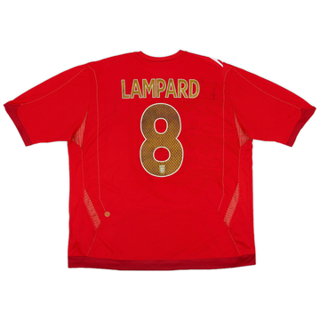 2006-08 England Away Shirt Lampard #8 - 5/10 - (XXL)