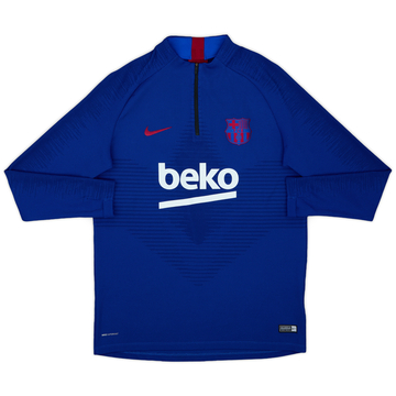 2019-20 Barcelona Nike Vaporknit 1/4 Zip Drill Top - 7/10 - (L)