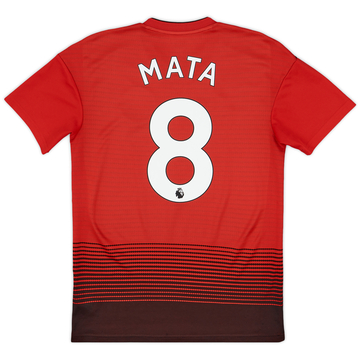 2018-19 Manchester United Home Shirt Mata #8 - 7/10 - (S)