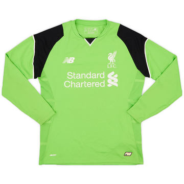 2016-17 Liverpool GK Shirt - 7/10 - (L.Boys)