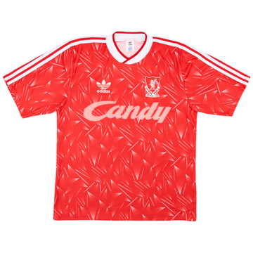 1989-91 Liverpool Home Shirt - 5/10 - (M/L)