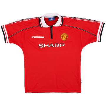 1998-00 Manchester United Home Shirt - 8/10 - (L.Boys)