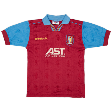 1995-97 Aston Villa Home Shirt - 8/10 - (Y)