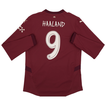 2024-25 Manchester City Authentic Third L/S Shirt Haaland #9